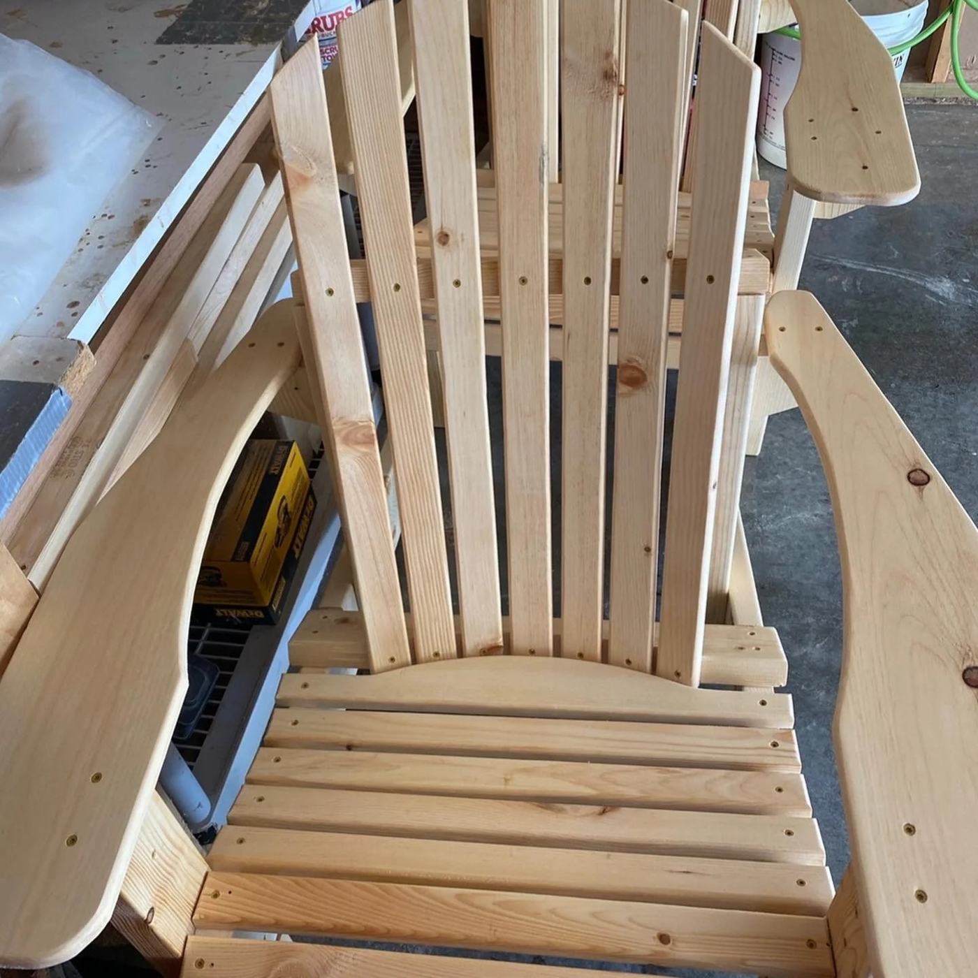 Adirondack chairs, Classic porch seating, hand built